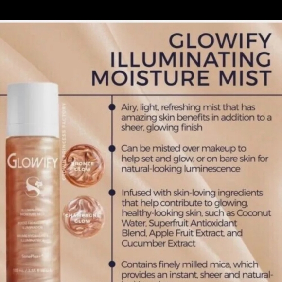Senegence Glowify illuminating moisture mist - Picture 3 of 3